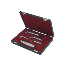Apollo™ Standard Miller Laryngoscope Set With Battery Handle Ref:- AN-290-01 and Blades Ref:- AN-110-00 to AN-110-01 Stainless Steel,
